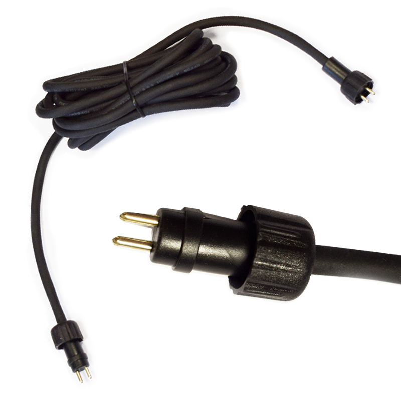 12v Double Ended 2 Pin Output Cable (Male) | 1m or 3m | Plug & Play