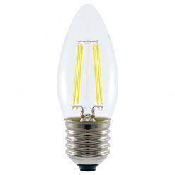 4.8w LED Filament Candle Bulb Daylight