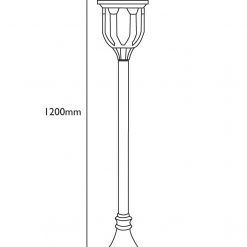 Single Lamp Post Dimensions