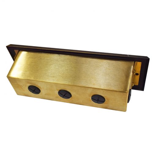 Brass Back Box and Cable Outlet Options