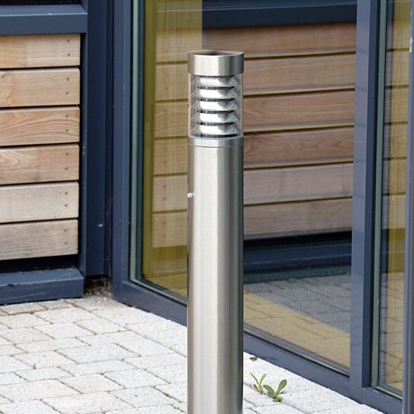 Stainless Steel Path Light with Dusk to Dawn Sensor