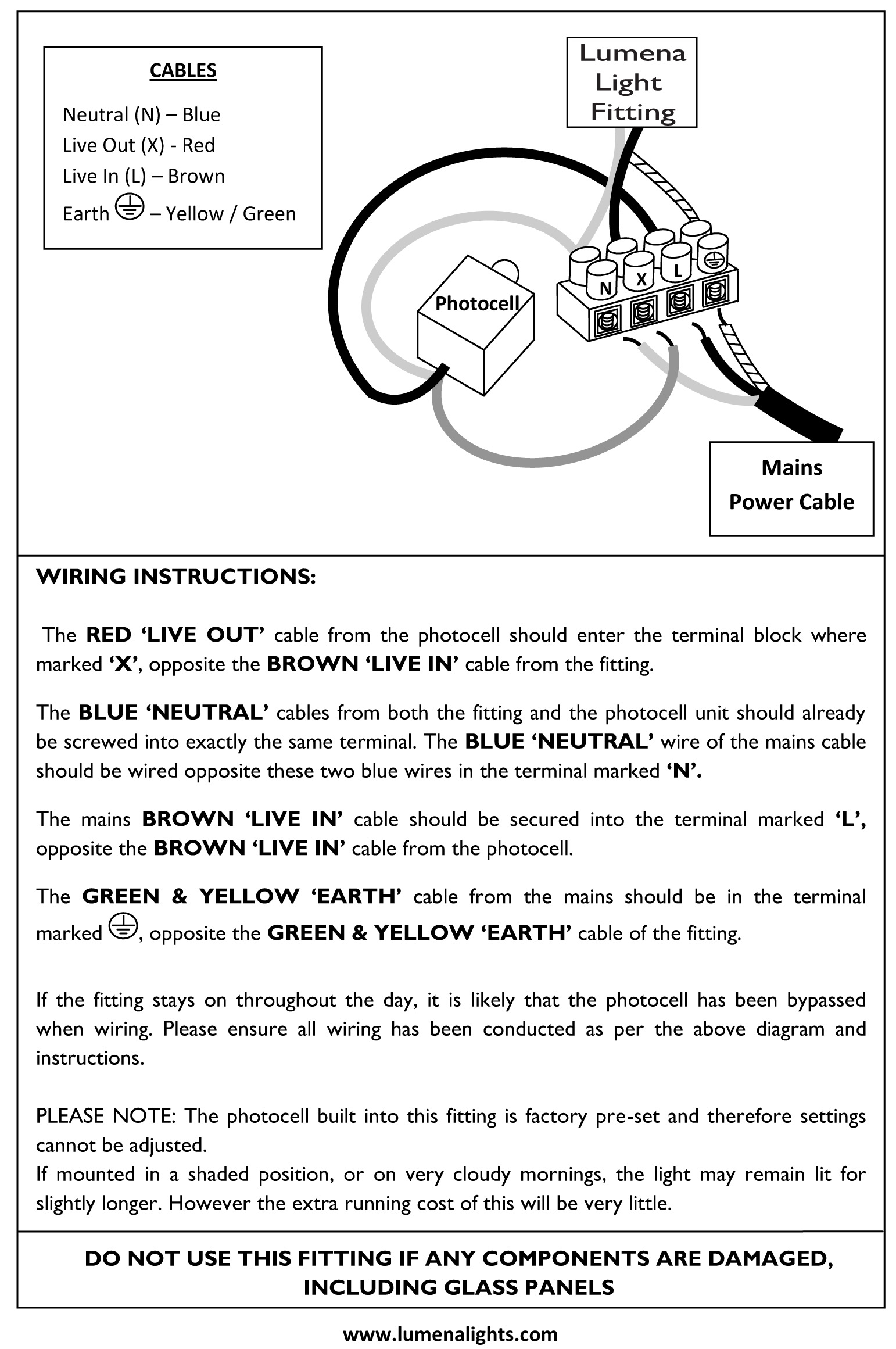 Security Light Wiring Diagram from www.lumenalights.com