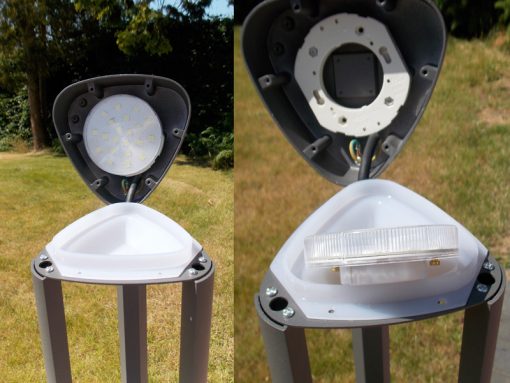 Access to the LED GX53 Lamp