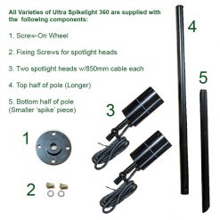 Ultra Spikelight 360 Components