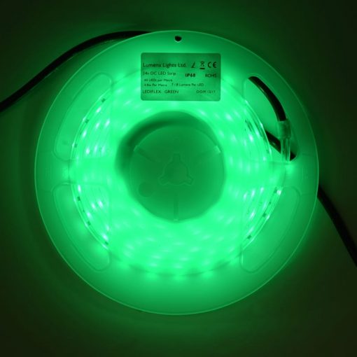 24v Coloured LED Strip Lights - Green