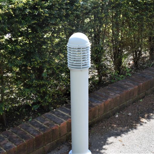 white path light with louvres