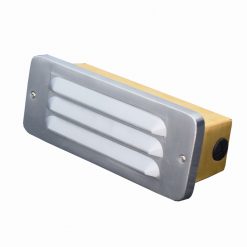 Silver Brick Light with louvres