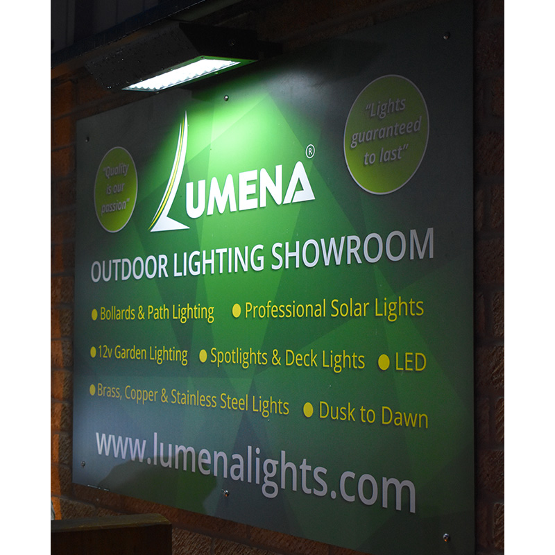Solar Sign Lights | Solar Signage Lighting | Lumena Lights