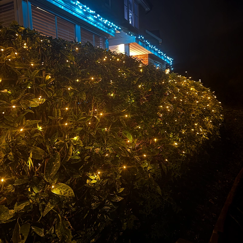 Cosmic Ara – Dual White Solar String Lights 50m with Remote Control